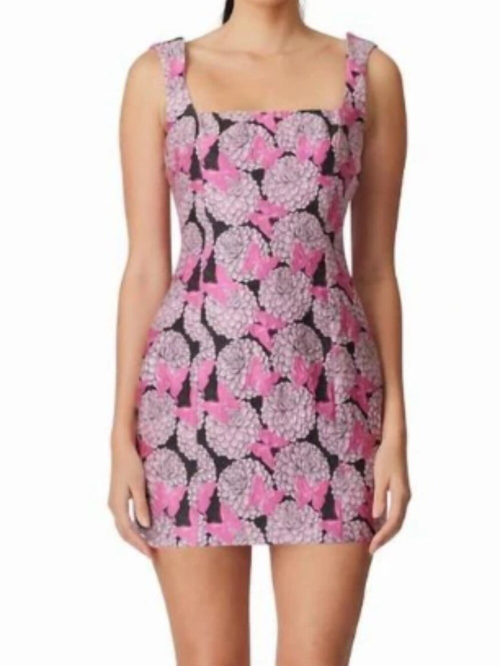 NWT! Elliatt Amiee Floral Mini Dress In Pink Size M